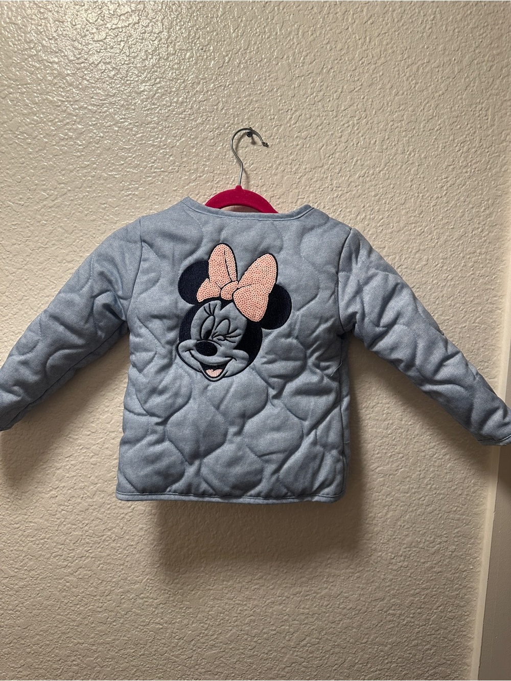 Girls Quilted Minnie Mouse Jacket